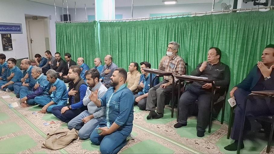 برگزاری آیین بزرگداشت شهادت حضرت فاطمه‌ زهرا(س) در بیمارستان ضیائیان